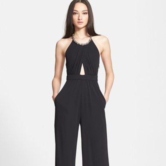 Roberto Cavalli Dresses & Skirts - Roberto Cavalli. Cutout Jeweled Halter Jumpsuit